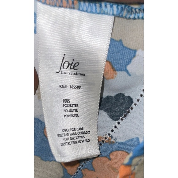 Joie Peasant Print Women's Top - Picture 5 of 6